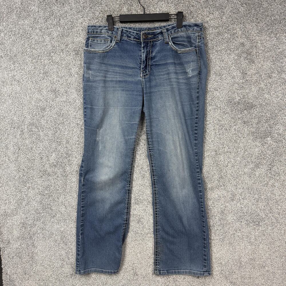 Vintage Y2K Revolt Jeans 12 34x29 Mall Goth Western Boho Fairy Grunge Bratzcore